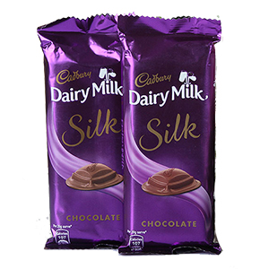 2 Cadbury Dairy Milk Silk (60 gm each)