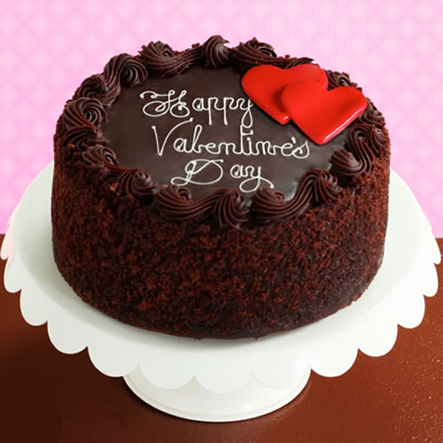 Chocolate Valentines Day Cake