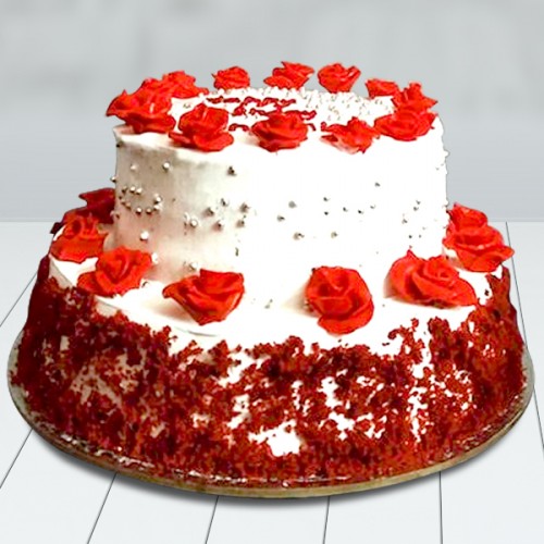 2-Tier Red Velvet Cake
