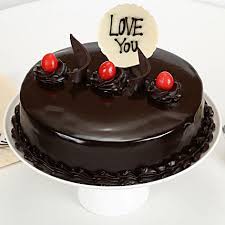 Love You Valentine Truffle Cake