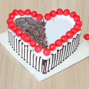 Valentine's Black Forest Love Cake