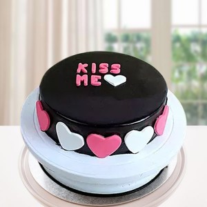 Kiss Me Truffle Valentine's Cake