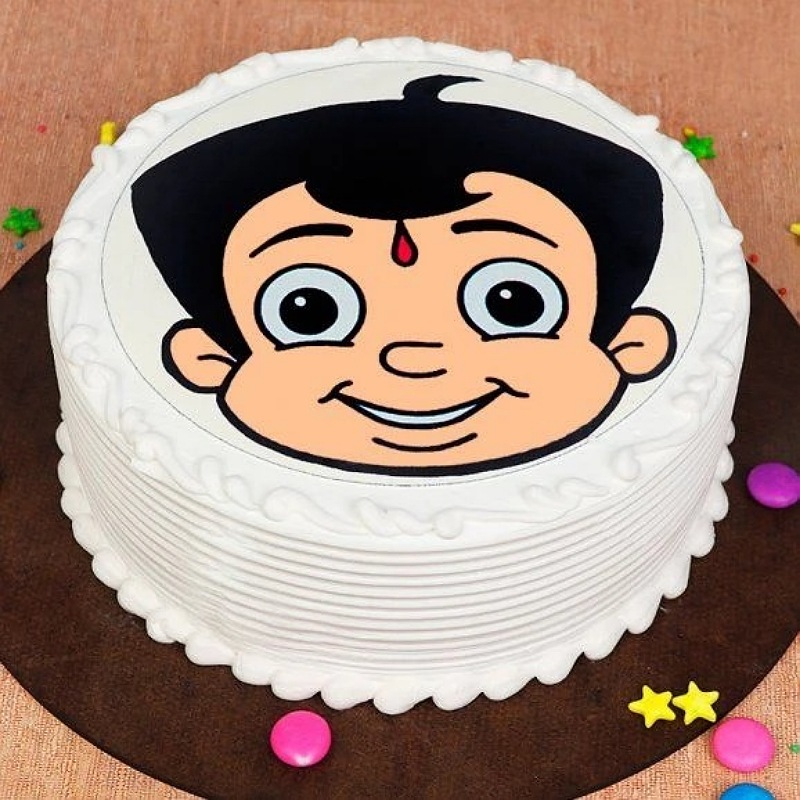 Chota Bheem Personalized Cake