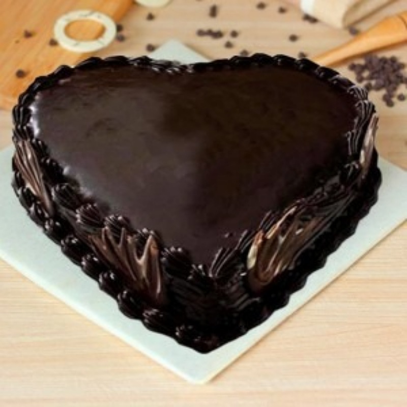 Truffle Heart Cake