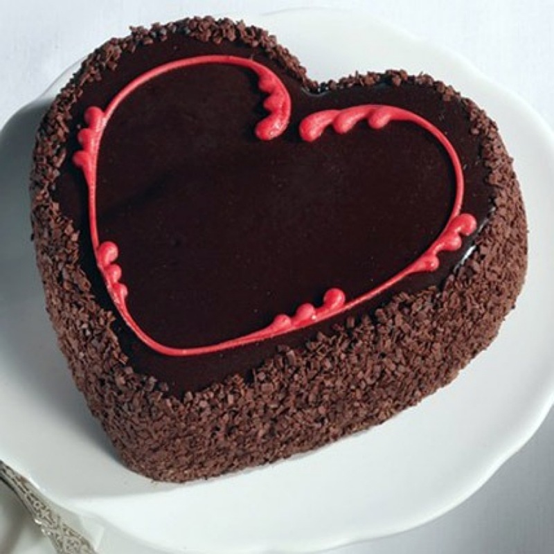 Scintillating Heart Cake