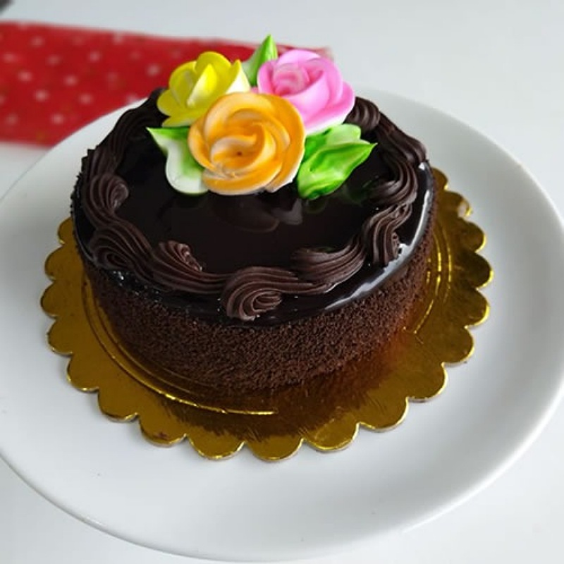 Floral Truffle Cake