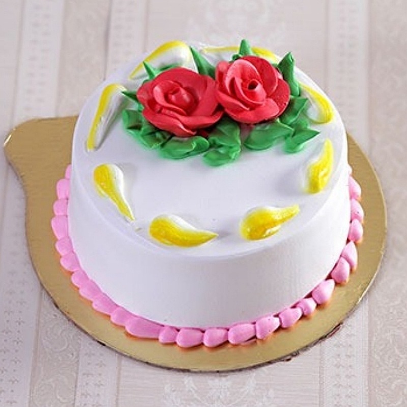 Floral Vanilla Cake