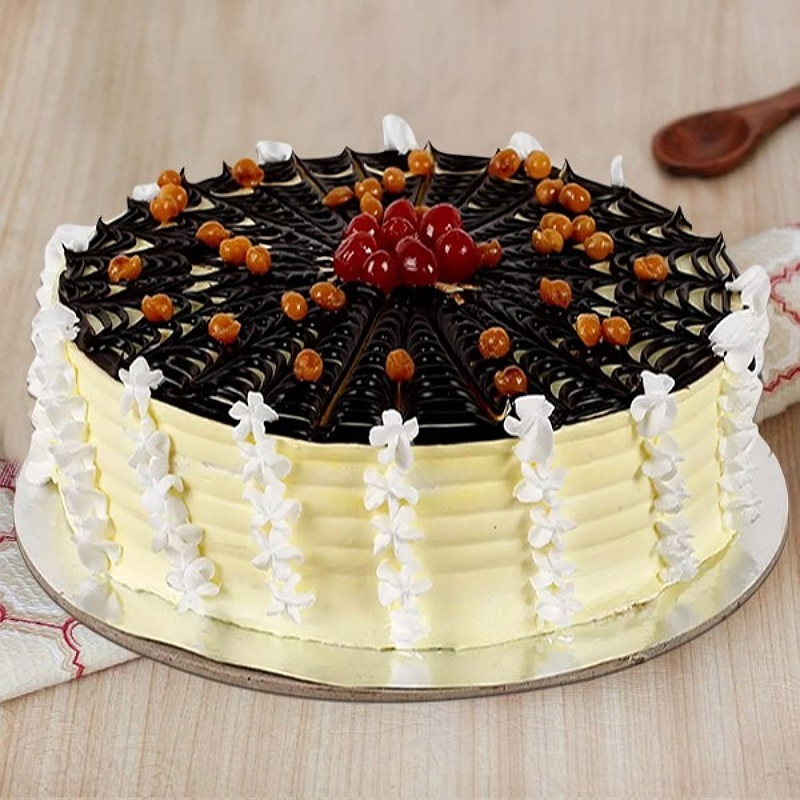 Choco Spiral Cream Pineapple Cake