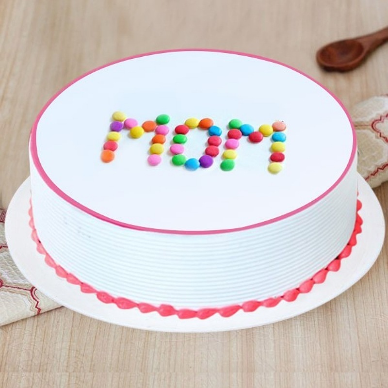 Vanilla Gems Cake For Mom