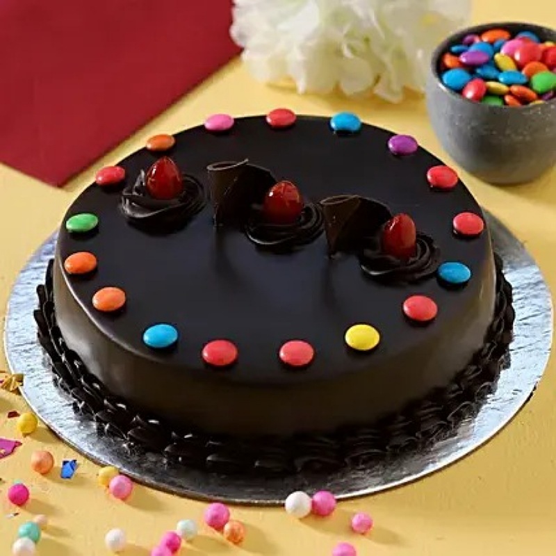 Delectable Truffle Gems Cake