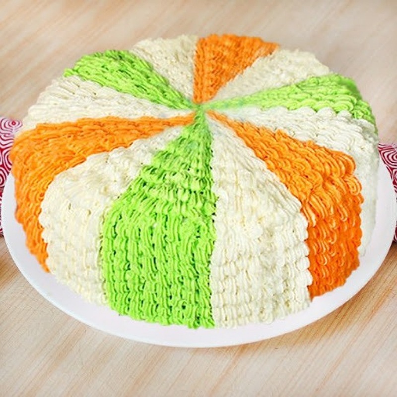 Contentment Colorful Cake