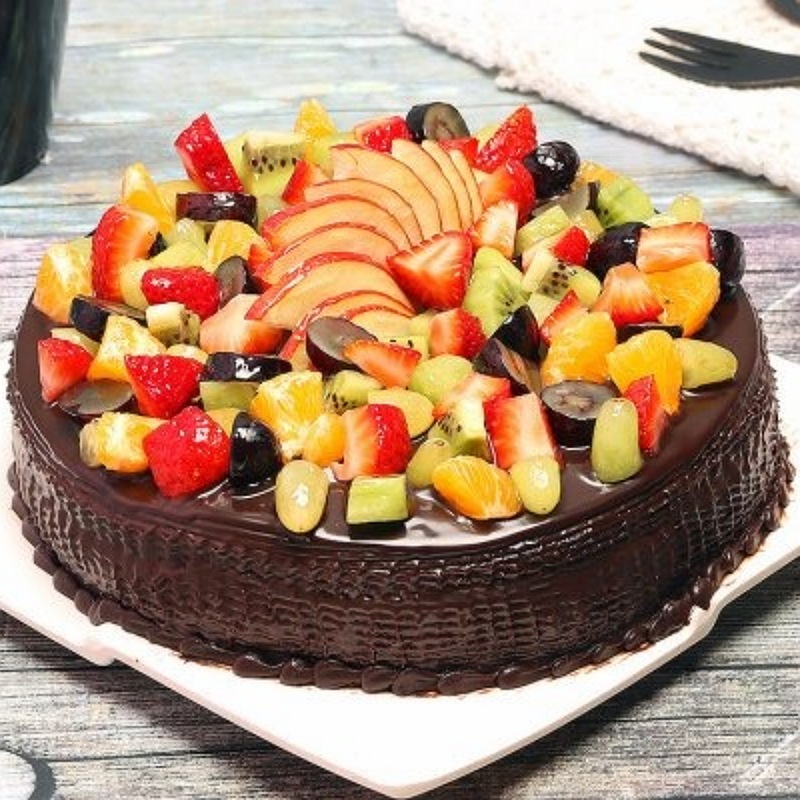 Irresistible Truffle Fruit Cake
