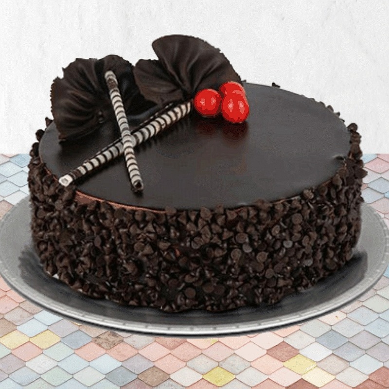 Delectable Chocolate Chips Cake
