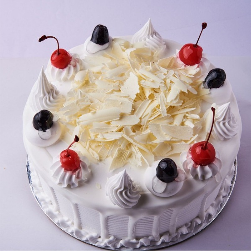 White Forest Paradise Cake