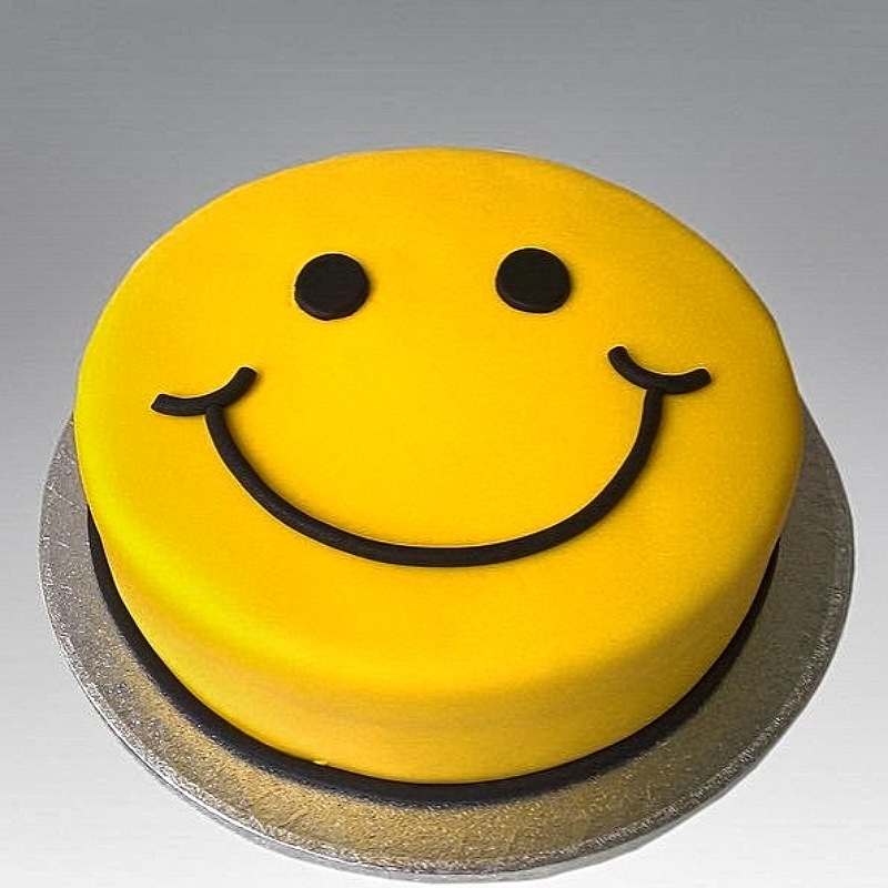 Smiley Emoji Cake