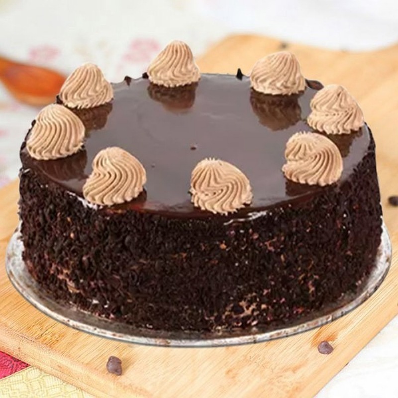 Slaking Chocolate Cake