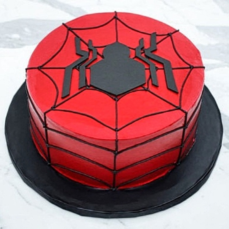 Superb Spiderman Cake