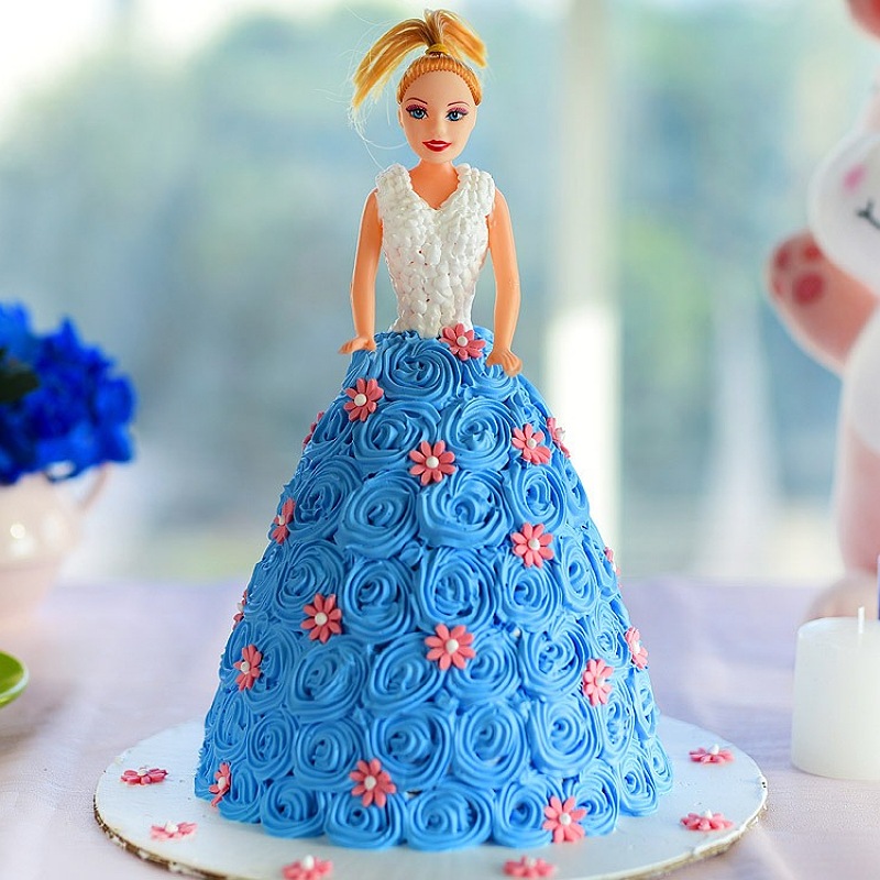 Glamorous Barbie Doll Cake