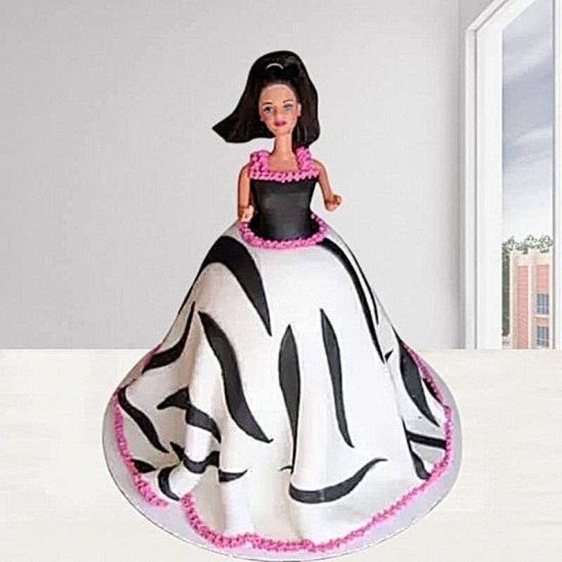 Elegant Barbie Cake