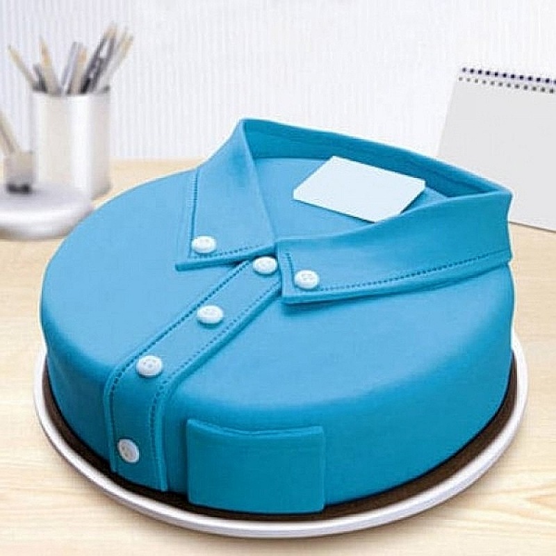 Blue Shirt Designer Cake