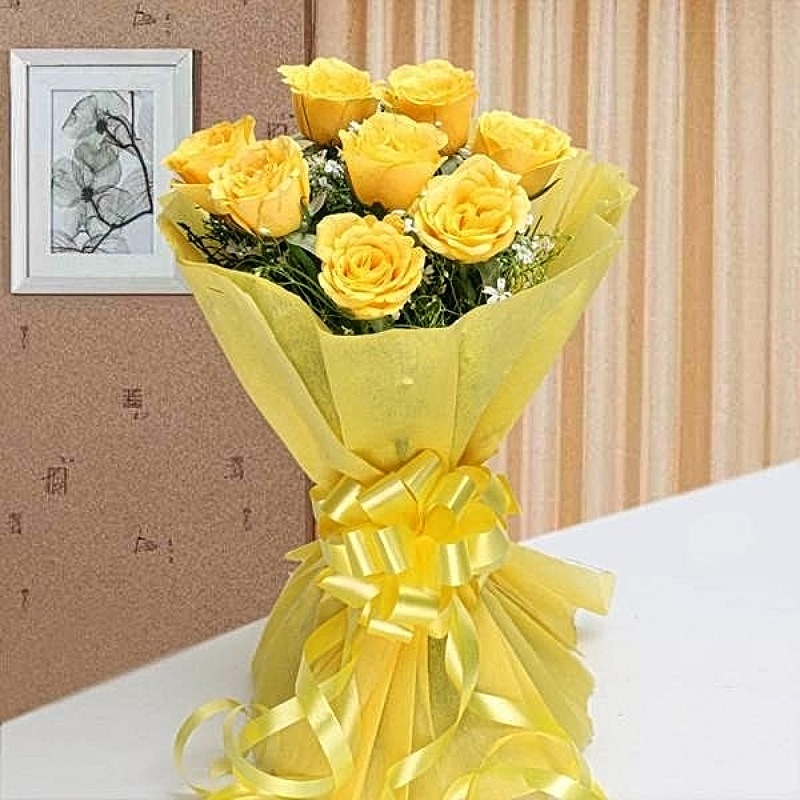 Friendly Yellow Roses