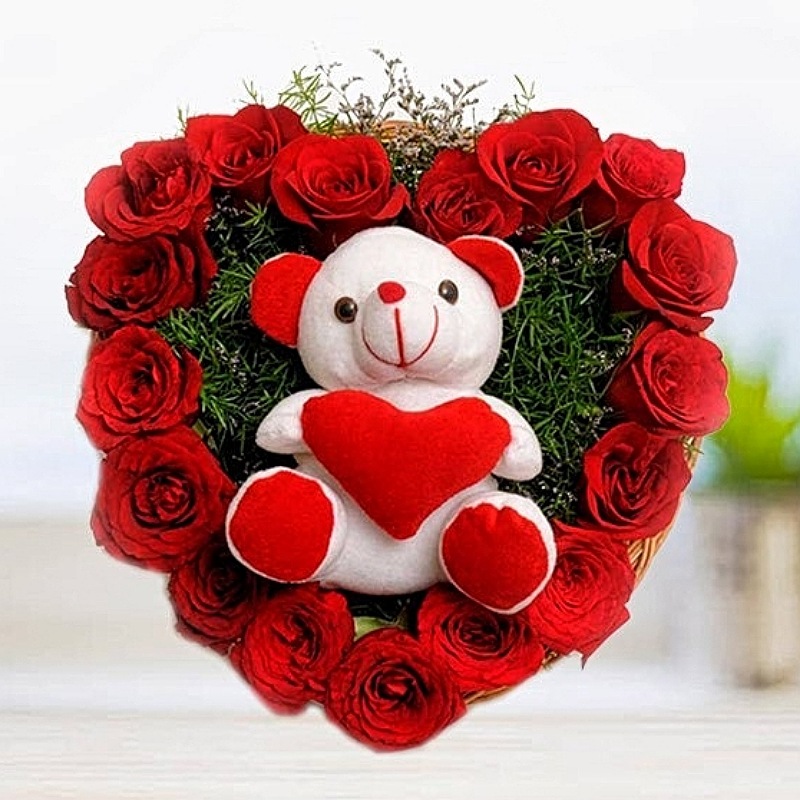 Roses N Soft Toy