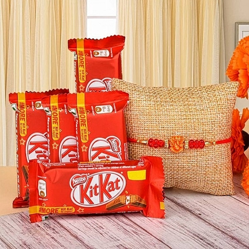Rakhi With Kitkat