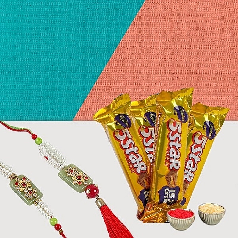 Rakhi With Chocolates