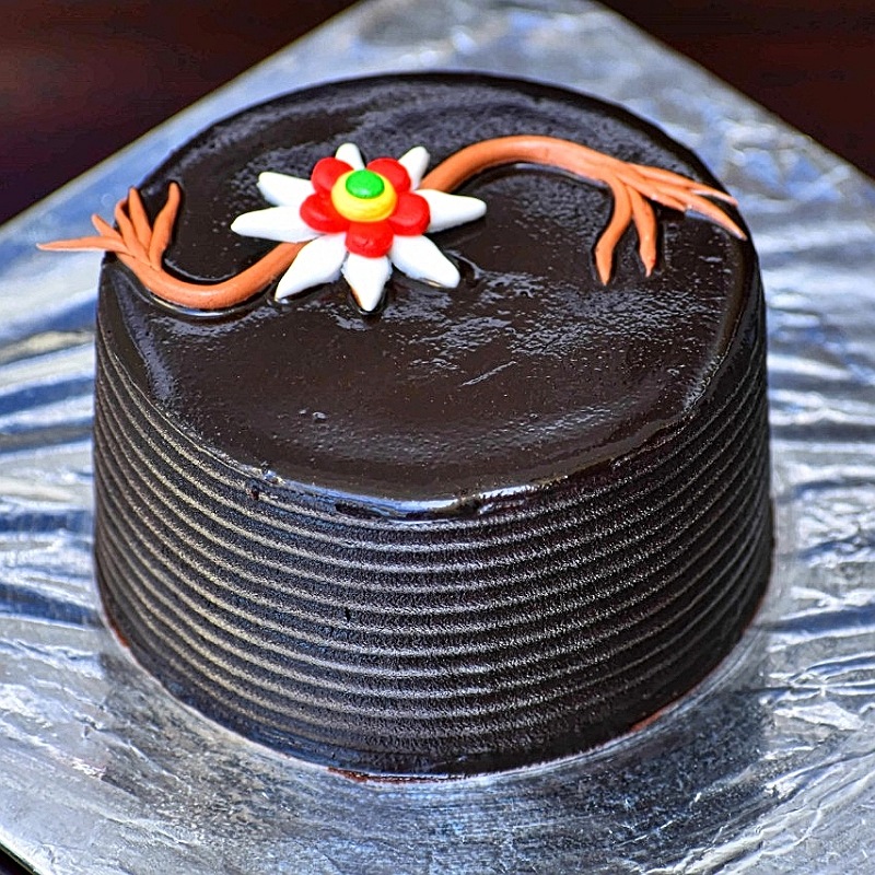 Delectable Choco Rakhi Cake