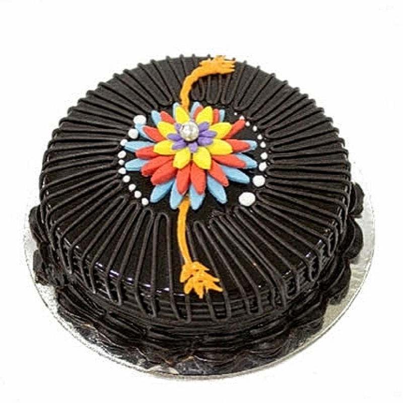 Chocolicious Rakhi Cake