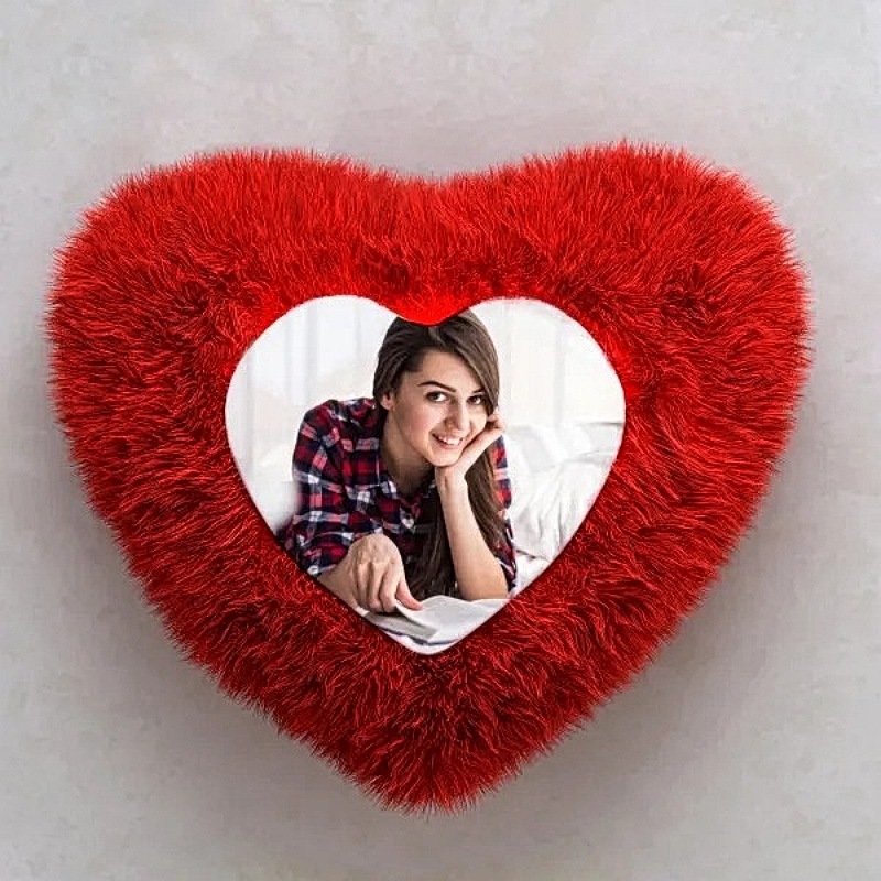 Personalized Heart Shaped Cushion