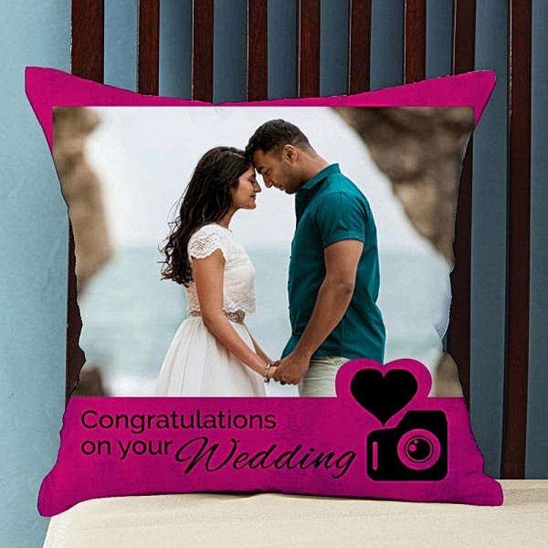 Congratulations On Wedding Cushion