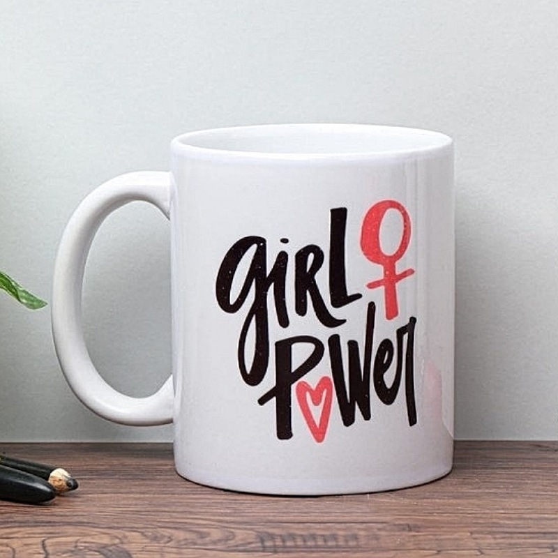 Girl Power Personalized Mug
