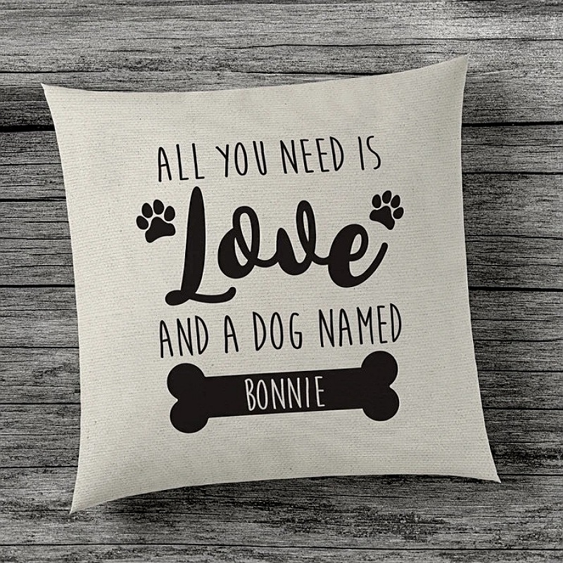 Personalized Dog Lovers Cushion