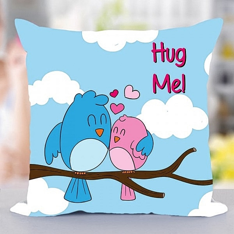 Hug Me Personalized Cushion