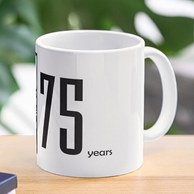 75th Anniversary Custom Mug