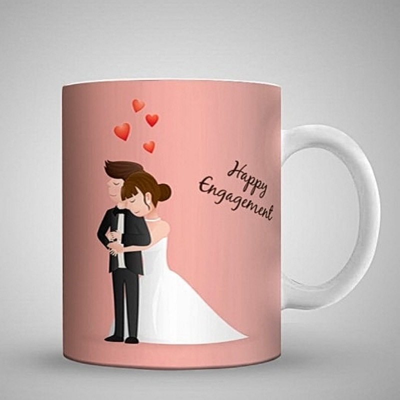 Happy Engagement Custom Mug