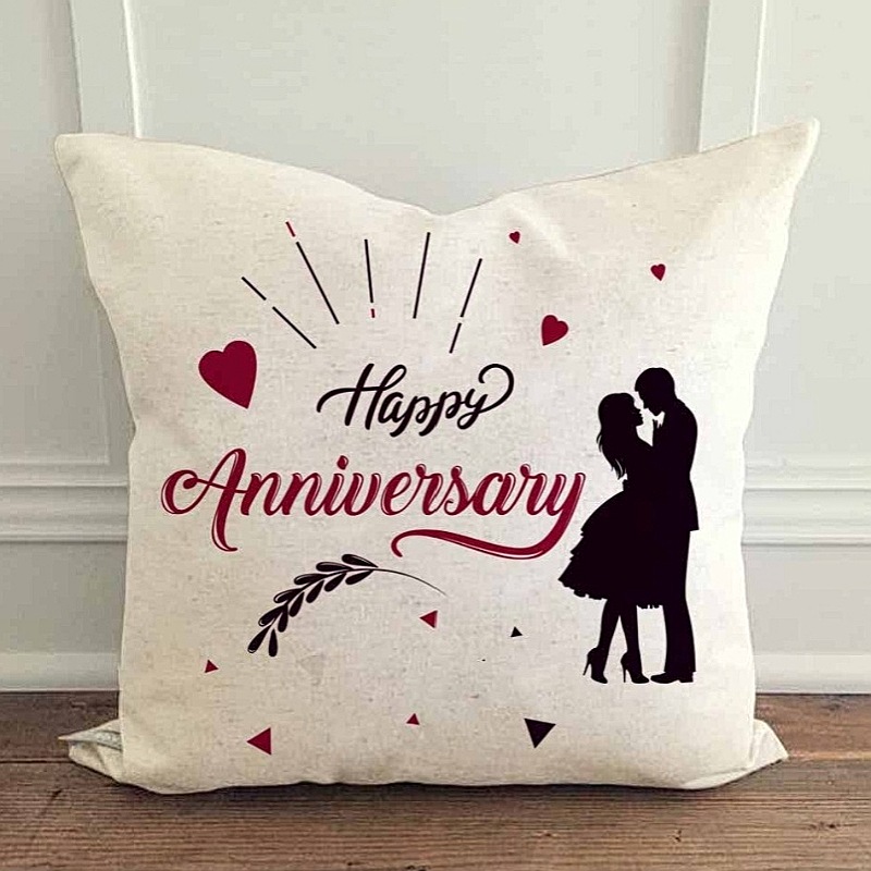 Anniversary Personalized Cushion