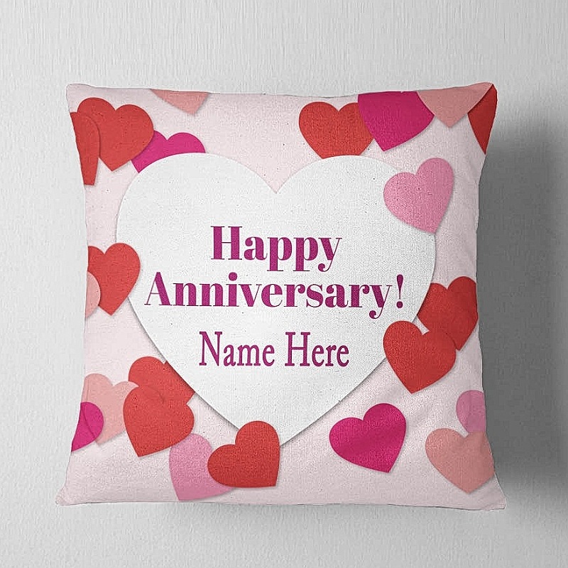 Happy Anniversary Cushion