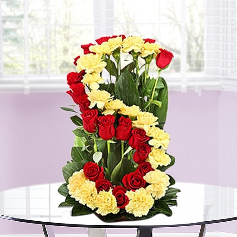 Personalized Flower Arrangement