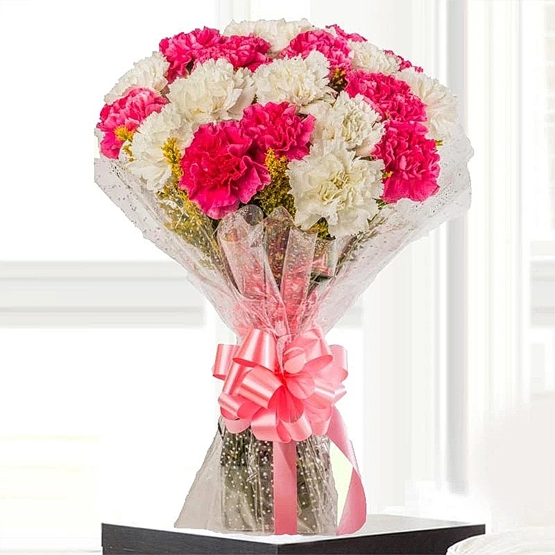 Passionate Carnations Bouquet