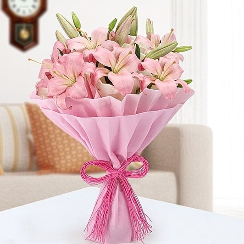 Luxurious Pink Lillies