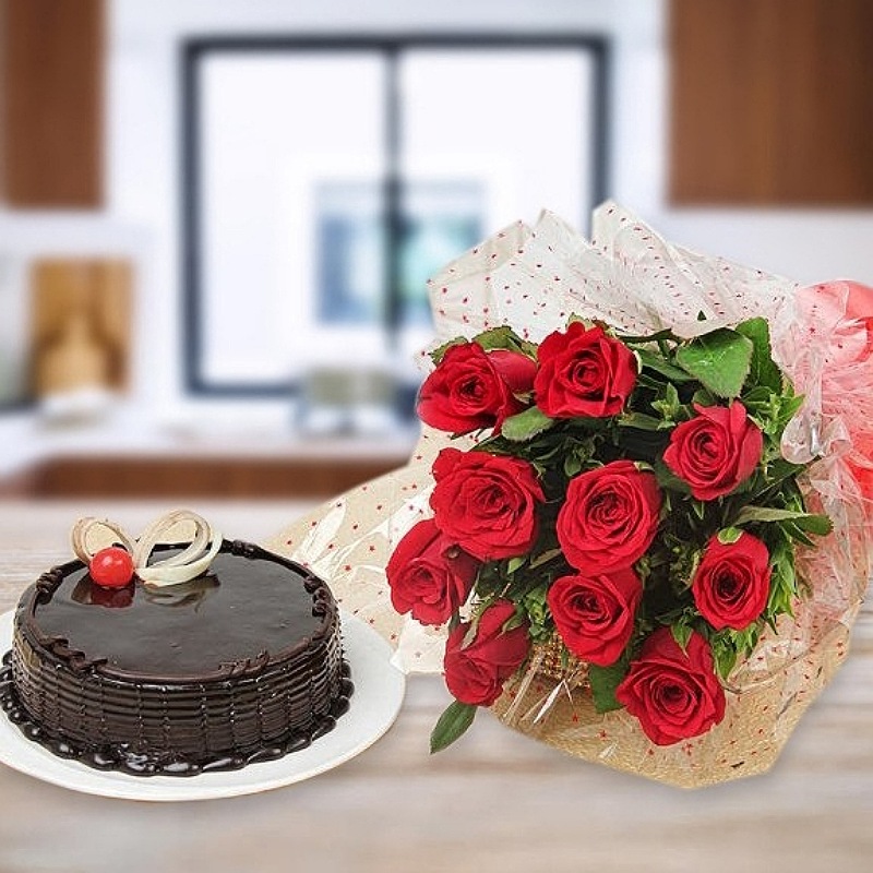Red Roses & Truffly Delight