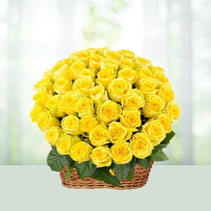 Magnificent Yellow Basket