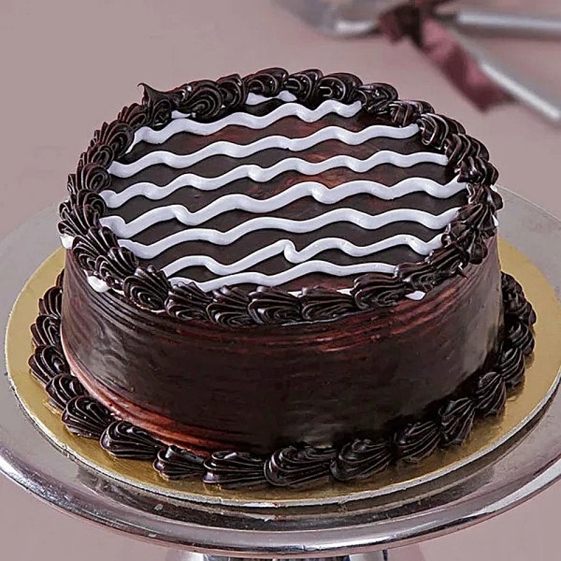 Dark Chocolate Diwali Cake