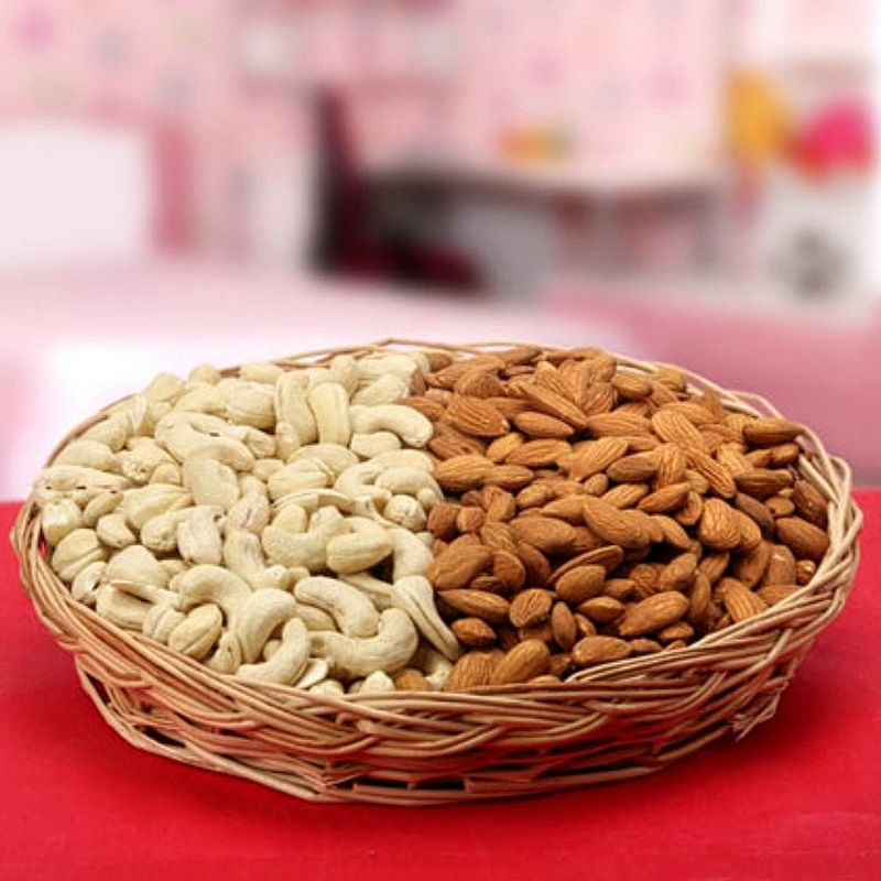 Basket Of Kaju Badaam