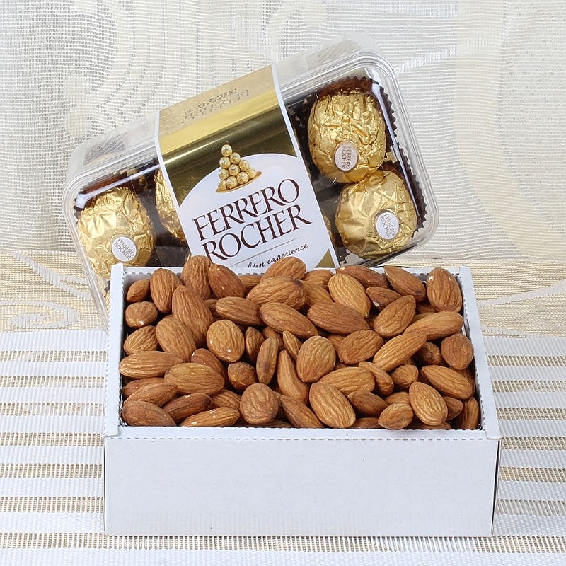 Almonds N Ferrero Rocher