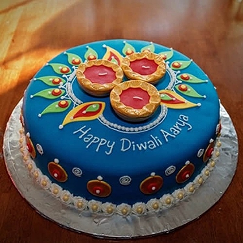 Diwali Special Fondant Cake
