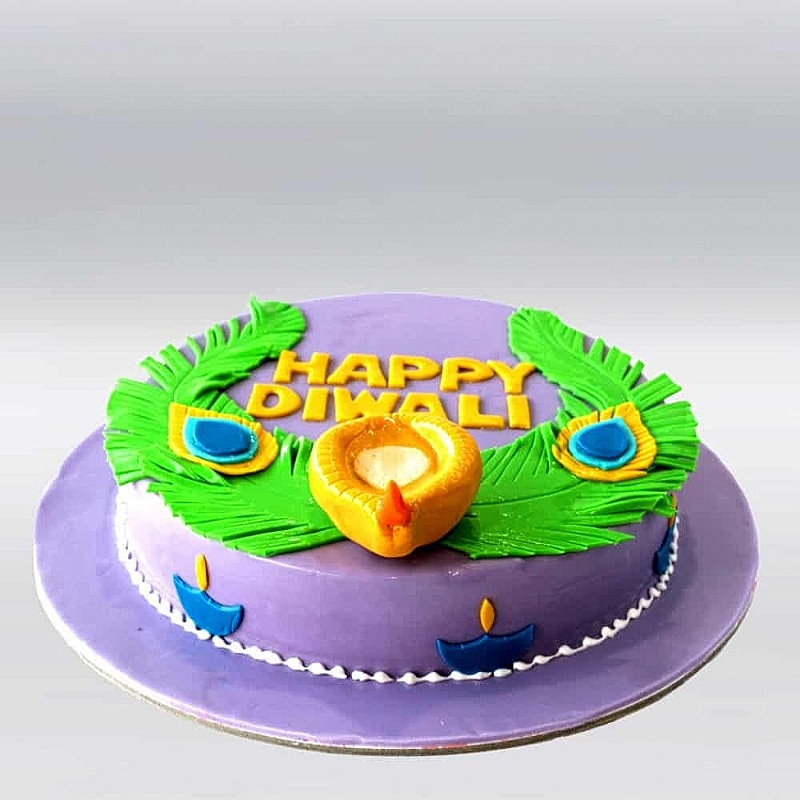 Colorful Diwali Cake