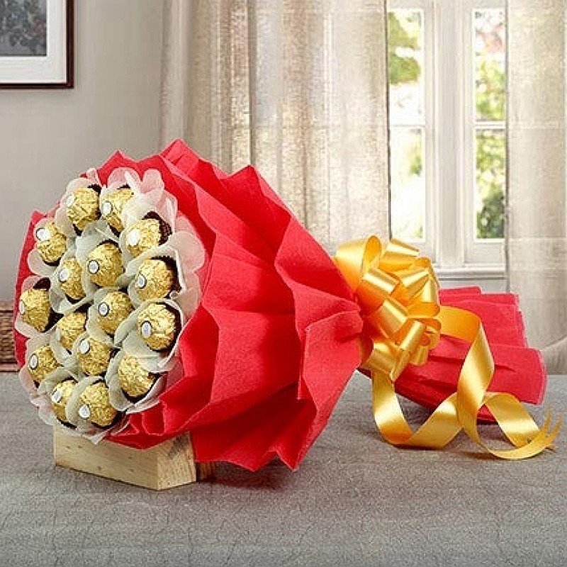 Bhai Dooj Ferrero Rocher Bouquet